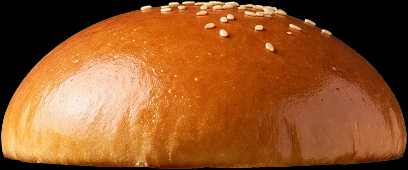 Brioche-Oberteil mit Sesam